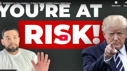 WARNING to Visa Holders | 5 Ways You're LOSING Status Right Now