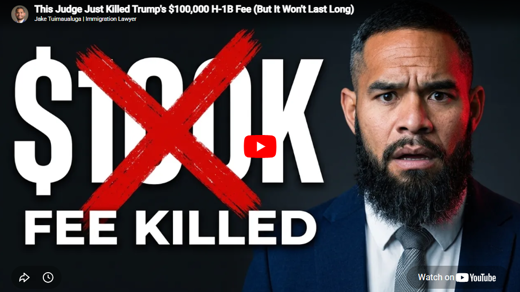 This Judge Just Killed Trump's $100,000 H-1B Fee (But It Won't Last Long)